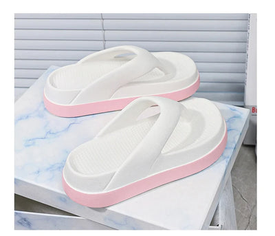 Woman Flip Flops Popular Design Shoes 2025 Trend Casual Platform Sandals Non-slip Outdoor Slippers Unique Features Flat Sandals