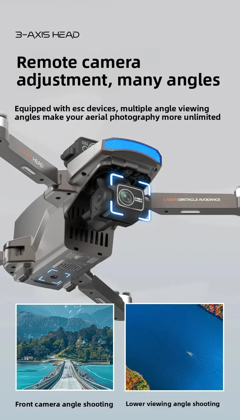 new product Q7 three-axis gimbal high-definition aerial photography drone automatically returns and remotely controls avoidance
