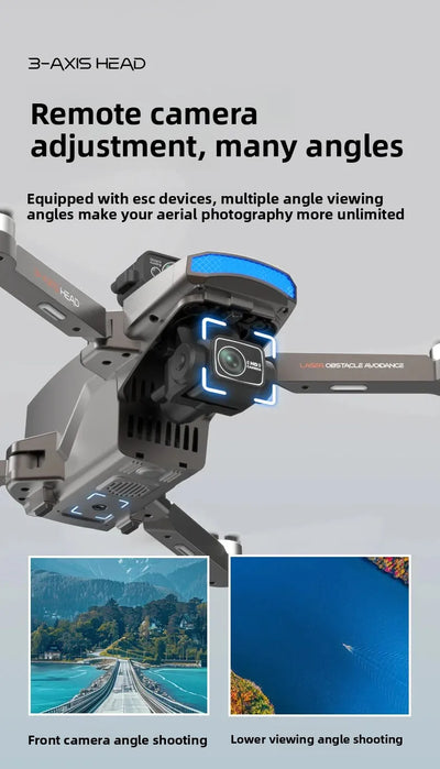 new product Q7 three-axis gimbal high-definition aerial photography drone automatically returns and remotely controls avoidance