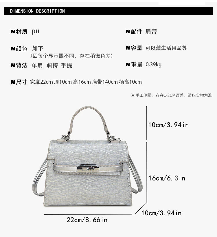 Popular Classic Leather Ladies Shoulder Bag Handbags For Women Designer Inspired Elegant Top Handle Purse Fashion Tote