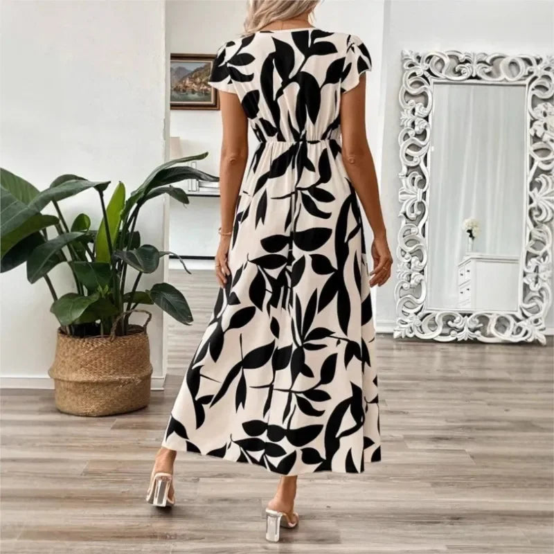 summer dress woman 2025 vestidos para mujer fashion vestidos print party dresses vacation dress long dresses for woman clothing