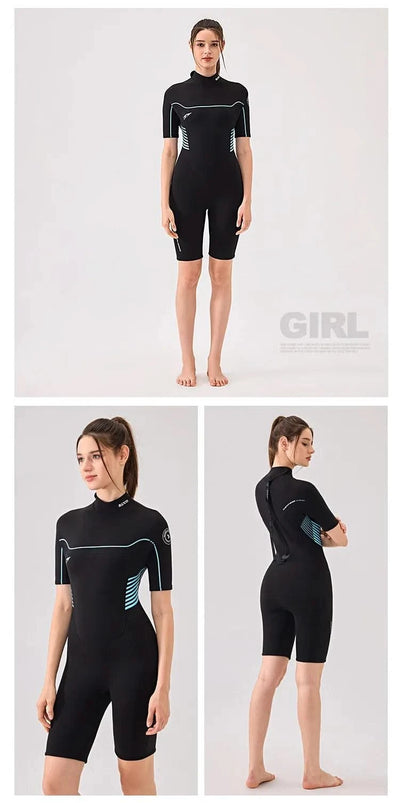 Wetsuit Shorts Women Men Diving Suit Underwater