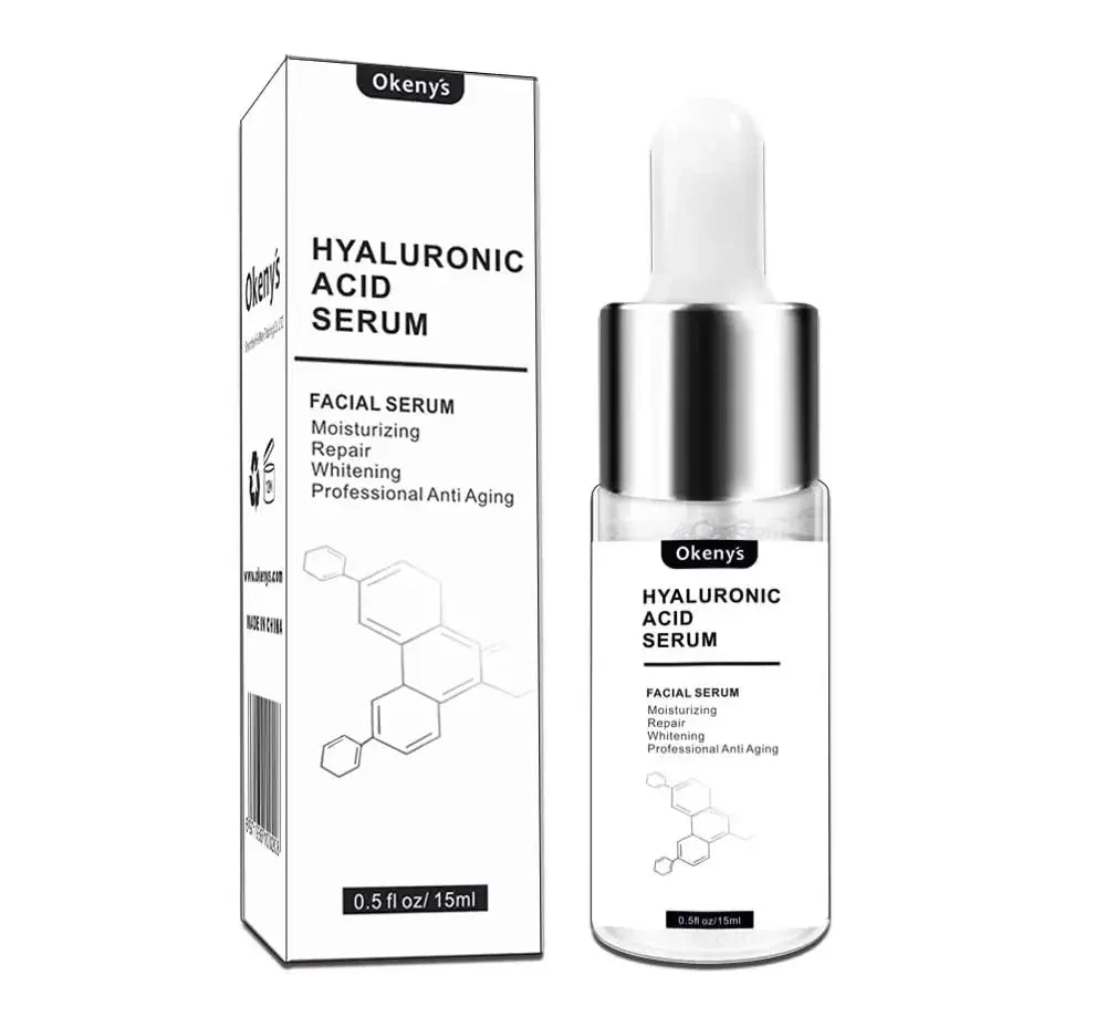 15ml Hyaluronic Acid for Face Serum Moisturizing Whitening Facial Essence Face Cream Repair Anti Aging Lifting Firming Skin Care