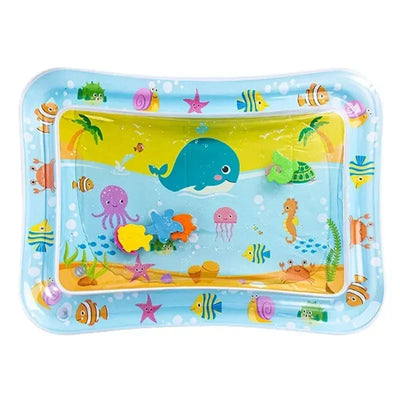 1pc PVC Inflatable Baby Water Play Mat For Kids Tummy Time Sensory Stimulation Early Learning Activity Toy