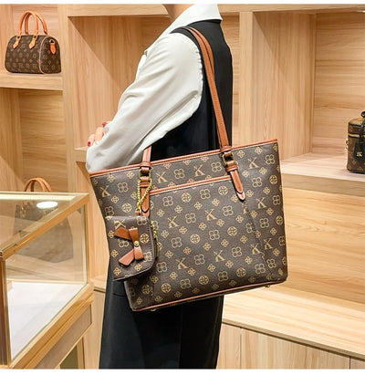 Brand handbag for women 2025 new spring/summer high-end texture retro designer single shoulder crossbody bag with large capacity