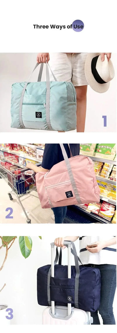 Foldable Travel Duffel Bag for Airlines or Women