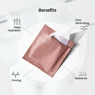 1/10PCs Bio Collagen Face Mask Shrink Pores Deep Hydrating Overnight Mask Moisturizing Refreshing Brightening Face Skin Care