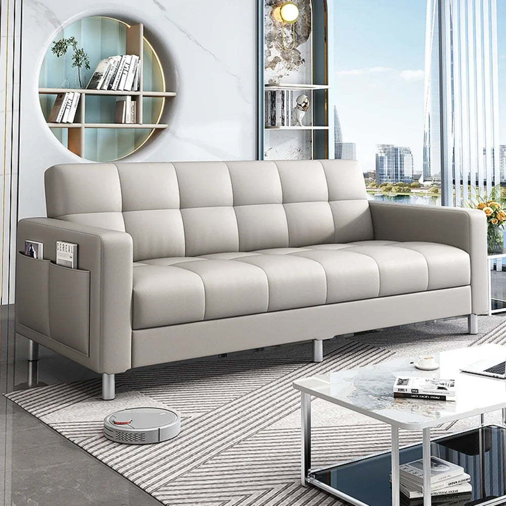 Black Living Room Sofa Bed Foldable Sectional Corner Modern Sofa Designer Elegant Muebles Para Habitacion Home Furniture