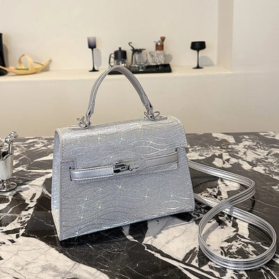 Popular Classic Leather Ladies Shoulder Bag Handbags For Women Designer Inspired Elegant Top Handle Purse Fashion Tote
