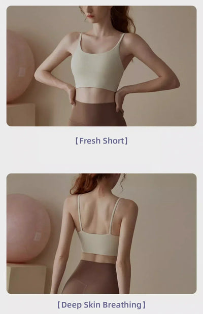 Fashion Women Sports Bra Top Sexy New  Sport Bra Gym Vest Women Workout Underwear Sportswear Running Vest Gym Wear👚👚