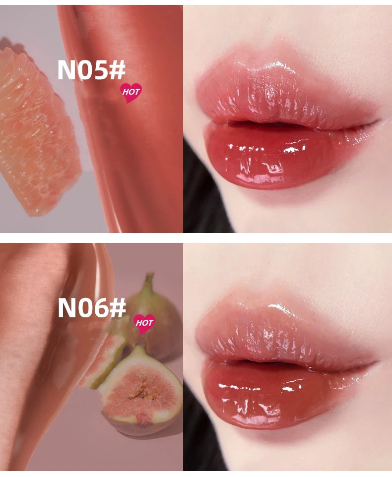 FLORTTE Beauty Lip Lasting Tint First Kiss Series Water Glossy Nice To Meet Chu Blooming Liquid Lipstick Makeup Women Cosmetics