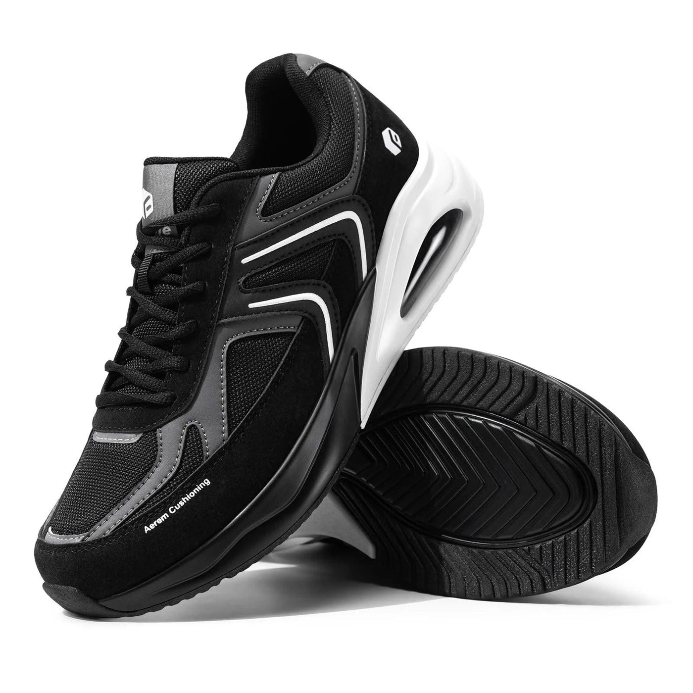 Fitville Extra Wide Walking Shoes for Men Wide Cushioned Sports Shoes For Swollen Feet Flat Feet Arch Fit Relieve Heel Pain