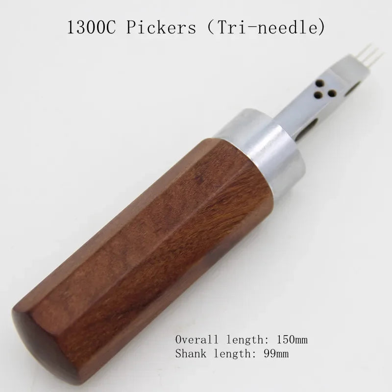 Piano tuning repair tools, pin pliers, pin headers, rotatable, retractable, bendable, gourd-shaped mahogany handle.
