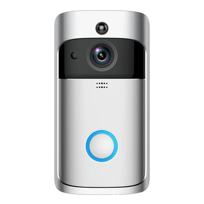 WiFi Video Doorbell 2 Way Audio Wireless Door Bell 720P Night Vision Security Home Door Bell Cloud Storage Smart Human Detection