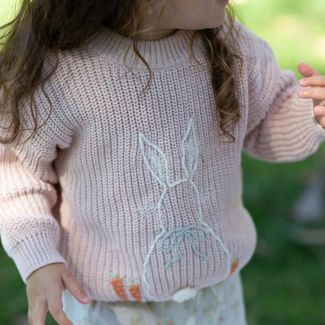 Rabbit Cotton Bunny Sweatshirt Pullover | Jumper | Sweater |Oversized |Cute Children Outfits
