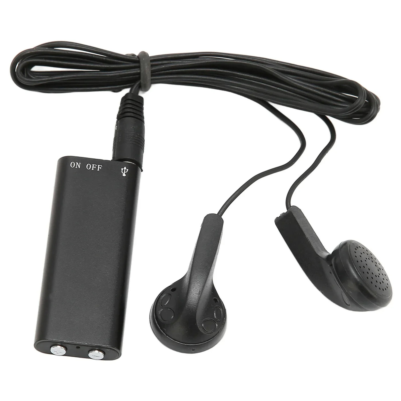 Rechargeable Recorder Voice Recorder HD Noise Reduction Voice Activated USB Charging Mini Sound Recorder for Meetings Interviews