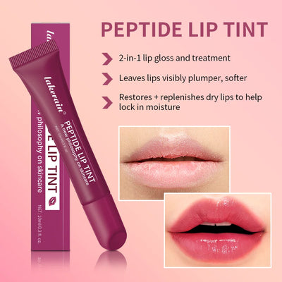 Plump Moisturizing Glossy Mirror Lip Gloss Nutritious Lip Oil Cosmetic Portable Lip Makeup Reduce Fine Lines On Lips For Women