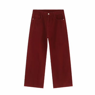 Men Streetwear Korean Loose Straight Denim Pants New Mens Trousers Baggy Beige Jeans Men Fashion Casual Oversized Wide Leg Jeans