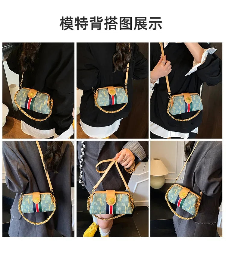 Luxury - Grade 2025 Women's Niche - Designed Cowboy - Cloth Bags - Fashion - Forward Crossbody, Shoulder & Under - Arm Bags