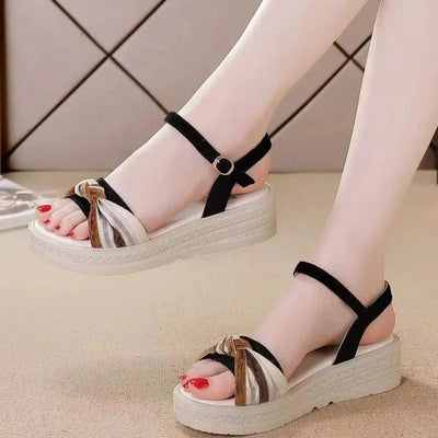 Woman Shoes Open Toe Platform Sandals for Women 2025 Luxury Summer Offers Sandal Anti Slip Hot Comfort Low Price Footwear Sales