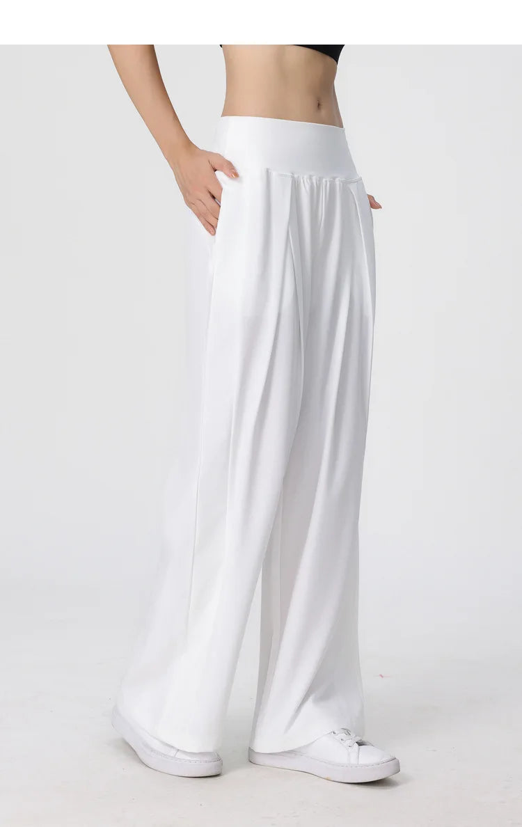 Women Wide Leg Pants Loose Fitness Yoga Pants 2024