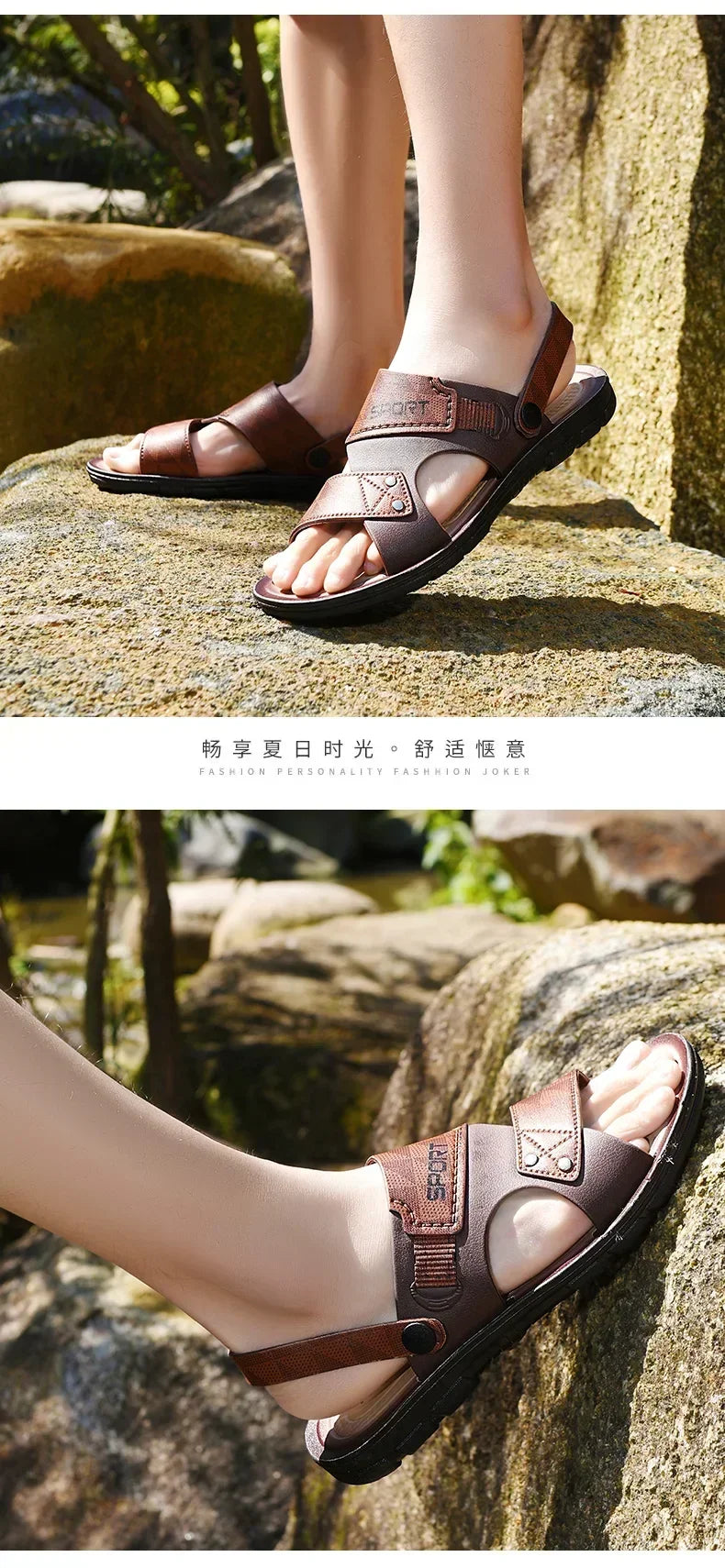 Shiatsu Slippers for Men Cheap Shoes Man Summer Slippers Replicas Luxury Brands Shoes Men Sandals 2024 Trending Flat Sandal Mens