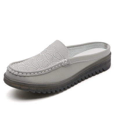 Women Slippers 2025 Spring New Casual Half-slip Shoes Ladies Slip on Closed Toe Sandals Zapatos De Mujer Women's Slingback Shoes