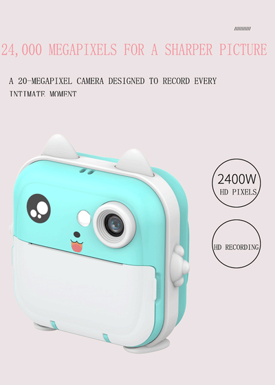 Digital Children Camera For Photography Instant Print Photo Kids Camera Mini Thermal Printer Video Educational Toys Gift