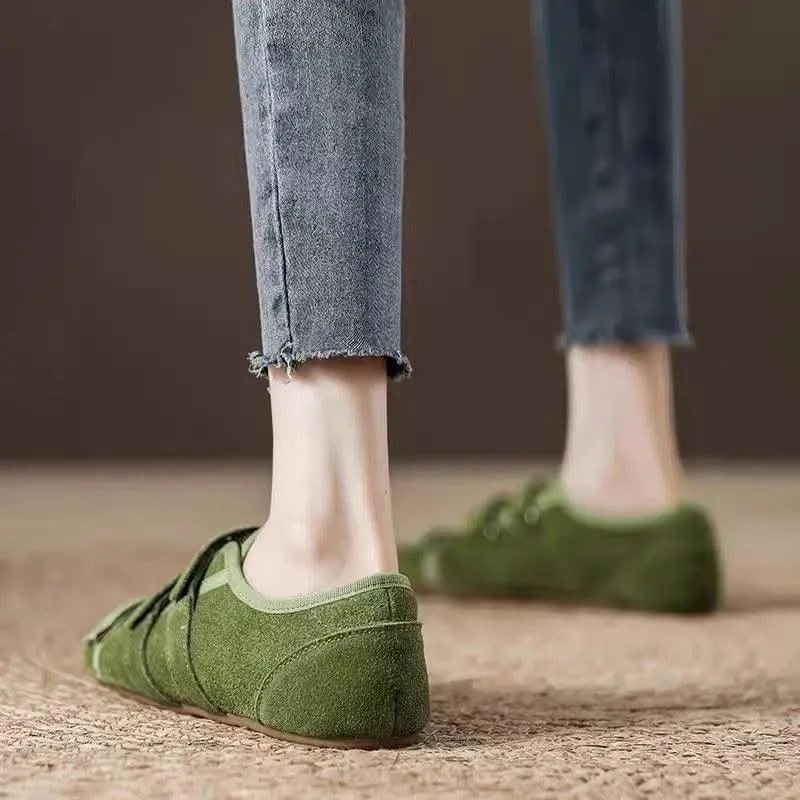 Women Ballet Dance Flat Shoes Walking Spring Sport Shoes Woman Sneakers