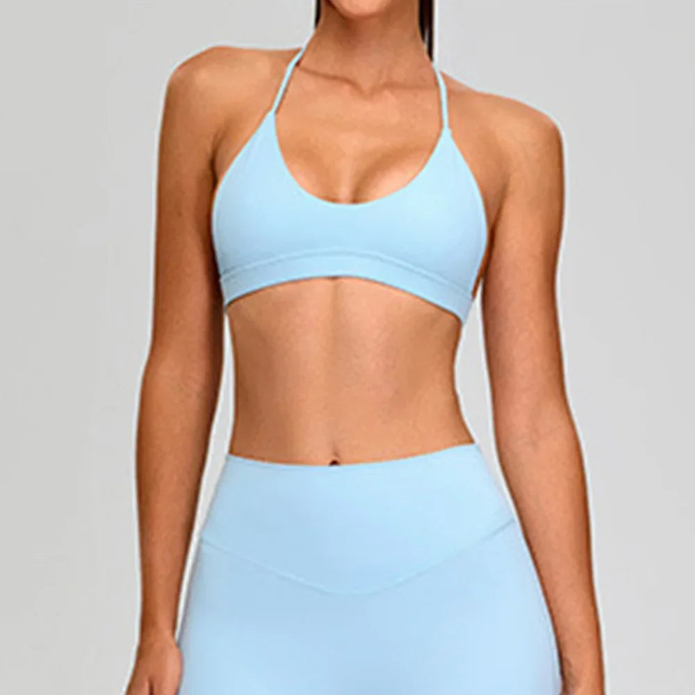 Sports Bra for Women Fitness Top Push Up Sport Bra Backless Yoga Underwear Sport Tops Running Vest Breathable Workout Gym Wear