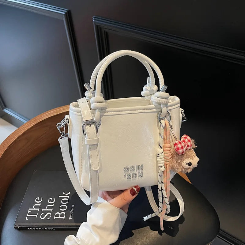 2025 Unique Women's Handbag Designer Shoulder Purse Minimalist Bucket & Square Bag Versatile Crossbody for Work