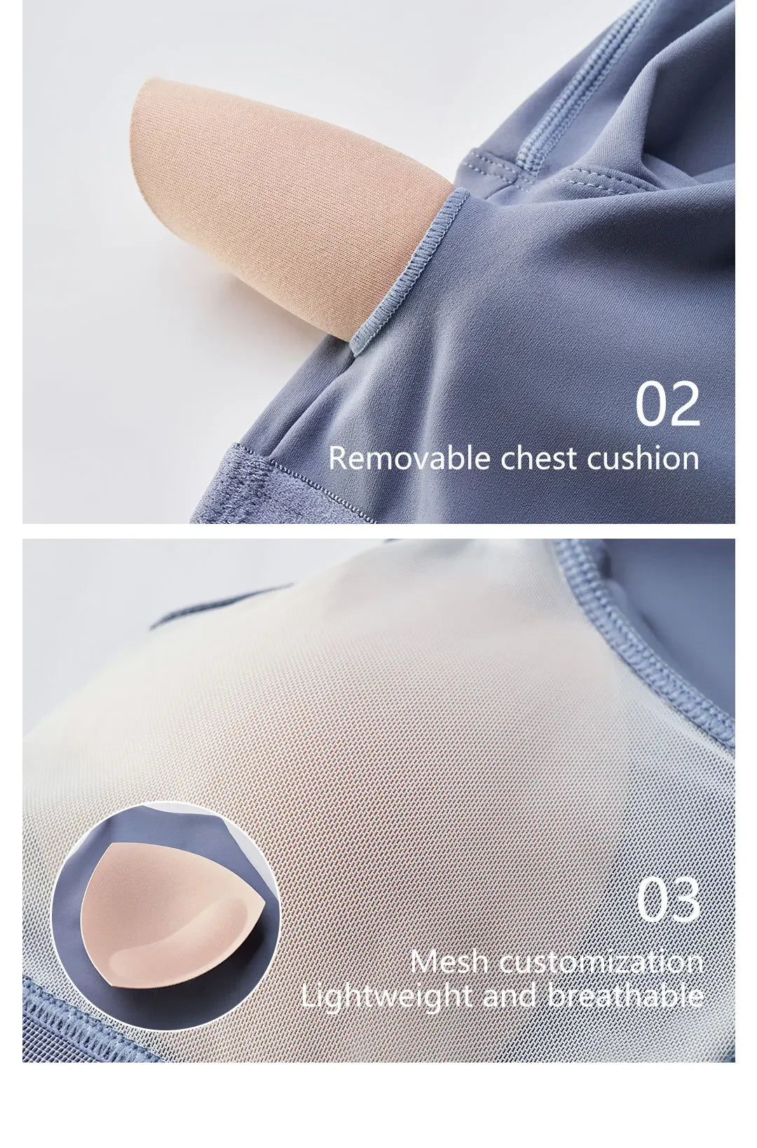 Women's sexy yoga undershirt Outdoor beautiful back training clothes Fashion sling bra Sports underwear With Coasters
