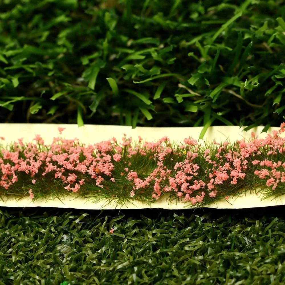 DIY Miniature Garden Decor Durable Static Scenery Model Landscape Wargame Grass Tufts Building Layout Sand Table Flower Cluster