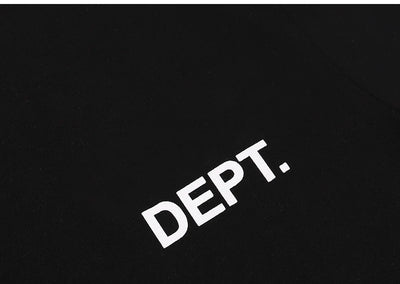 New Designer DEPT T-shirts For Men O-neck Cotton T Shirt Fashion Streetwear Cotton Tees Summer Women Casual Loose Print T-shirt