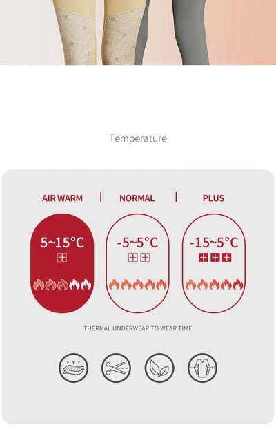 Women's Seamless Thermal Clothing Set 2 Pieces | Thick Double Layer Thermal Under Wear For Winter