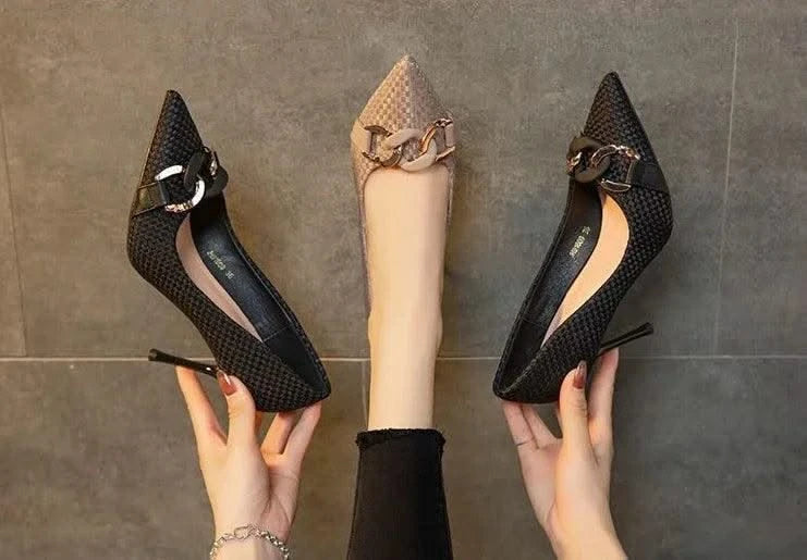 Non Slip Casual Ladies High Heeled Pump Shoes | Elegant Hot Trendy Women's Shoes
