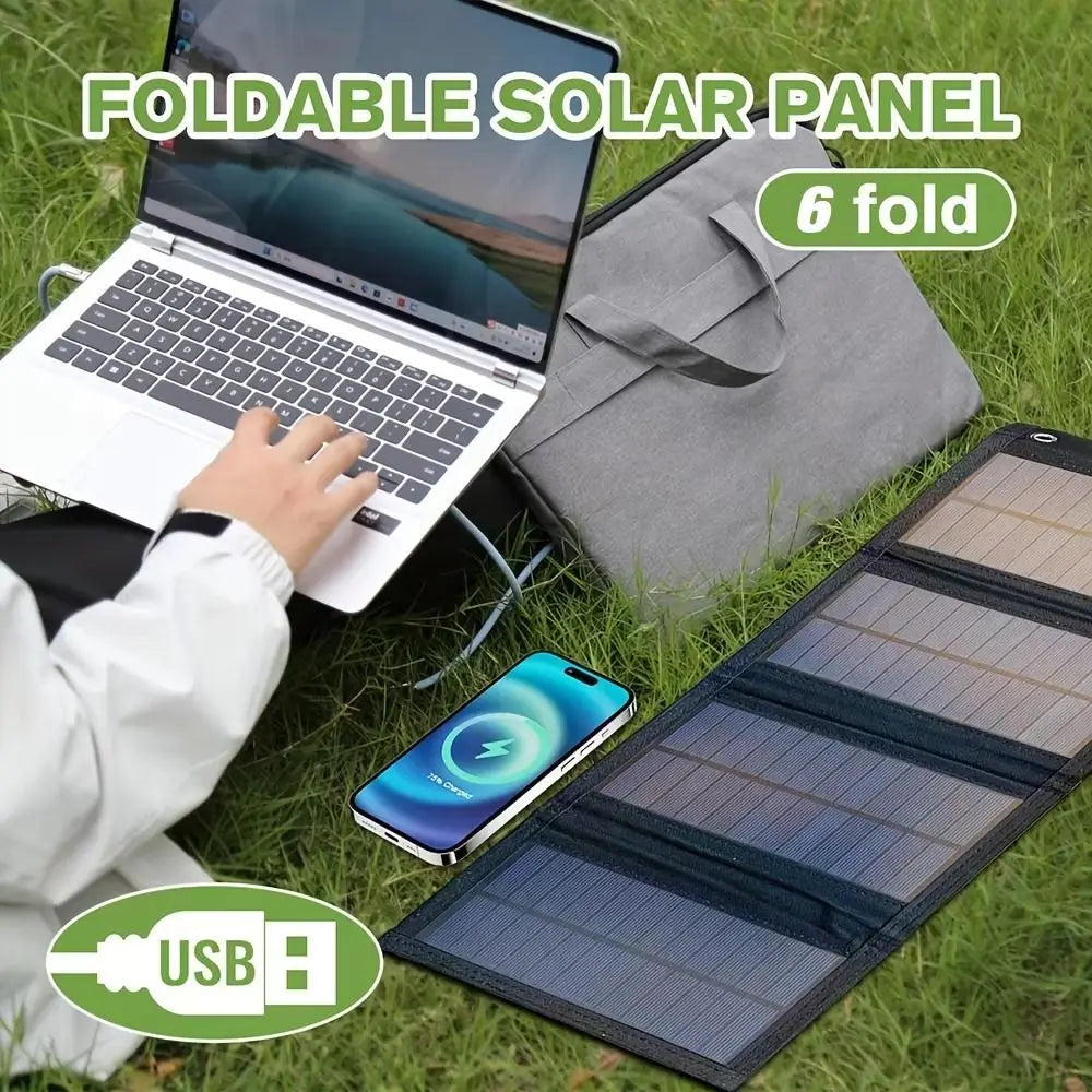 Fast Solar Power Generation Solar Panels Portable Fold Solar Charging Panel Lasting 5V Solar Photovoltaic Panels on Foot