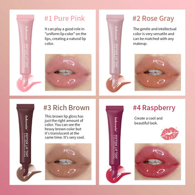 Plump Moisturizing Glossy Mirror Lip Gloss Nutritious Lip Oil Cosmetic Portable Lip Makeup Reduce Fine Lines On Lips For Women