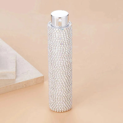 Luxury 10ml Perfume Spray Bottle Bling Rhinestones Refillable Perfume Atomizer Empty Bottle Travel Cosmetic Essential Container
