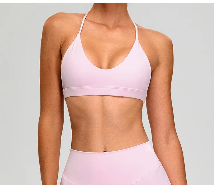 Breathable Sports Bra for Women Fitness Top Push Up Sport Bra Backless Yoga Underwear Sport Tops Running Vest Workout Gym Wear