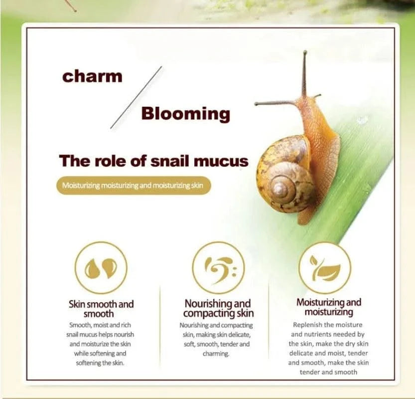 Snail Face Cream 24K Gold Snail Serum Improve Dry Rough Skin Anti-Wrinkle Whitening Moisturizing Facial Essence Skin Care