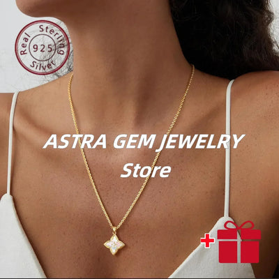 Luxury Fashion S925 Exquisite Necklace with High Beauty and High Quality Pendant Necklace Adjustable Chain Jewelry Accessories