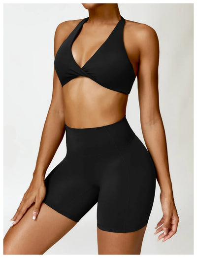 Women Seamless Yoga Set 2PCS Gym Workout Clothes for Female Push Up Bra High Waist Leggings Sexy Fitness Sportswear Sports Suits