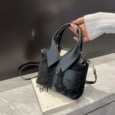 Tote Bag Hand Bags for Women 2024 Designer Handbag Shoulder Square Crossbody Korean Popular Youth Women's Fashion Original