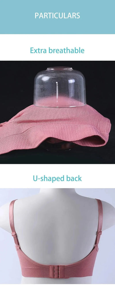 Maternity Bras Double Layer Seamless Bra Pregnancy Clothes Prevent Sagging Breastfeeding Women's Breathable lactancia Bra