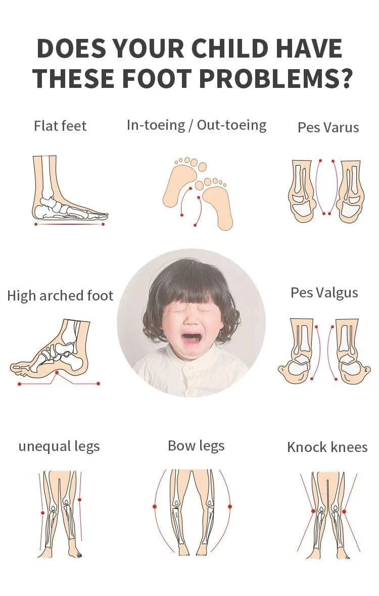 Orthopaedic Sandals for Kids and Toddlers | Children's Corrective Shoes for Flat Feet, Tiptoe Walking, High-Top Ankle Support