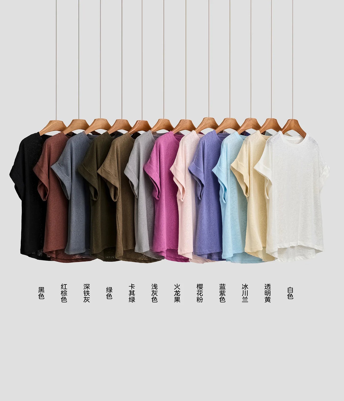 Summer Women Cotton Linen T-shirt Round Neck Thin Short-sleeved Transparent Loose Bottoming T-shirts Tops