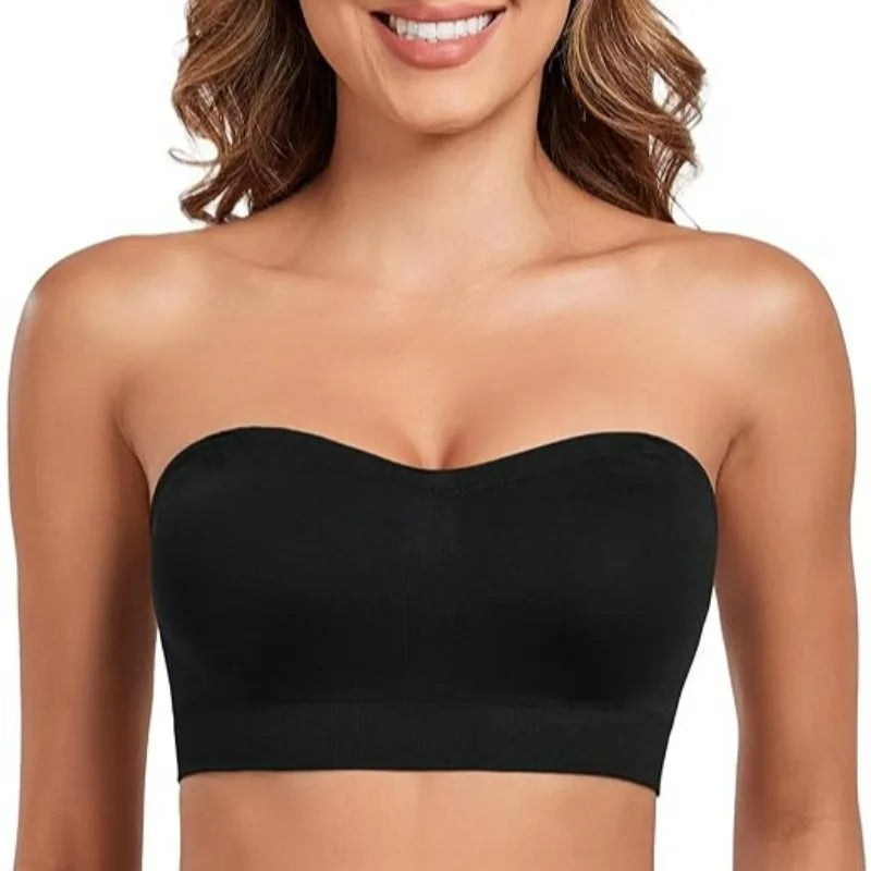 Breathable Strapless Bra for Women Summer Yoga Bustier Female Underwear Back Mesh Bralette Multicolour Lingerie Push Up Bras