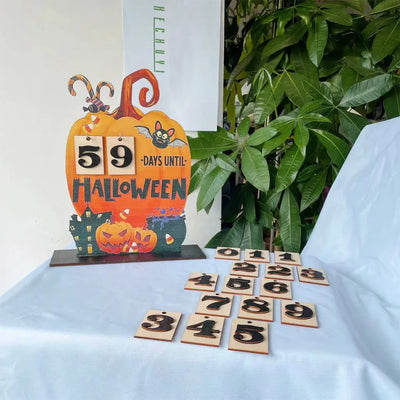 Creative Table Decoration & Accessories Home Decor Items Countdown Halloween Halloween House Pumpkin Shaped Countdown Calendar