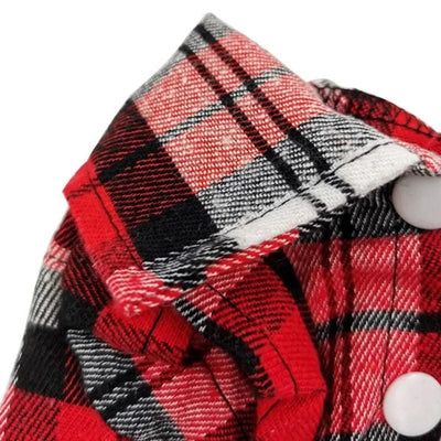 Pet Clothes Dog Shirt Summer For Small Medium Dogs Cat British Style Plaid Clothing Breathable Fashion Puppy Chihuahua T-shirt